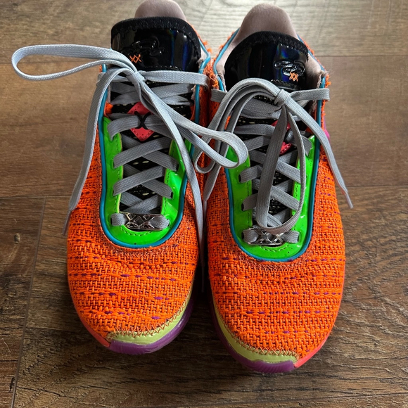 lebron shoes kids orange